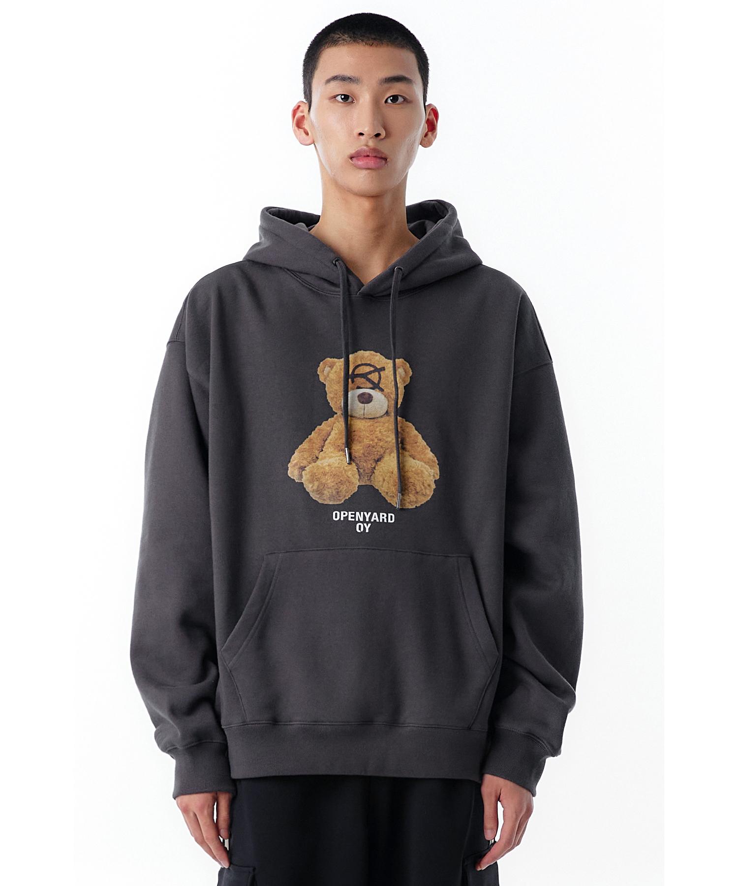 Oy Teddy Odolly Hoodie-Dust Gray 1 Size