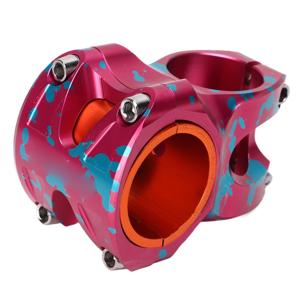 Mountain Bike Stem Aluminium Alloy 31.8x35mm Handle Bar Handlebar Riser Accessory Rose Red Blue