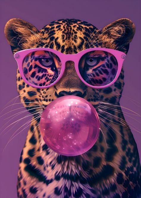 Pink sunglasses with bubble gum patterns Flannel printed blanket suitable for all seasons for living room office sofa and travel 75x100cm