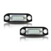 2Pcs White LED Light Error Free Number License Plate Lights For Volvo S80 XC90 S40  XC60 S60 C70 V50 XC70 V70