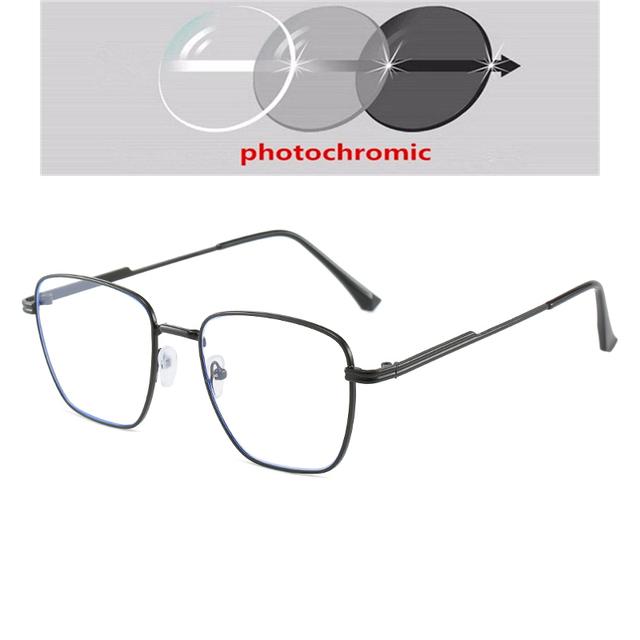 

От 0 до -0,5 -0,75 до -4,0, металлические многоугольные очки с защитой от синих лучей, женские и мужские близорукие очки для студентов, смотрят далеко Myopia -1.75