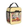 Kawaii Cartoon B-Betty Boops Insulated Lunch Bags High Capacity Lunch Container Cooler Bag Tote Lunch Box School Travel Food Bag