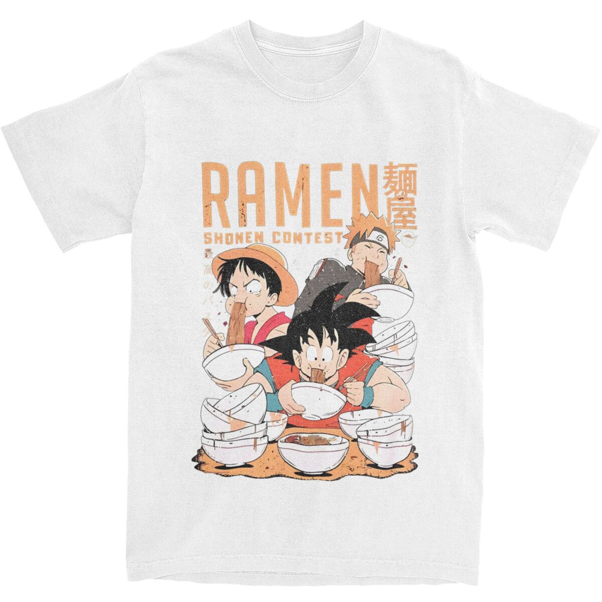 

Naruto Shonen RaUnisex Contest Anime Funny T Shirt Beach Y2K Fun TShirts Fashion Kids Tshirt Short Sleeves Top Tees 4XL