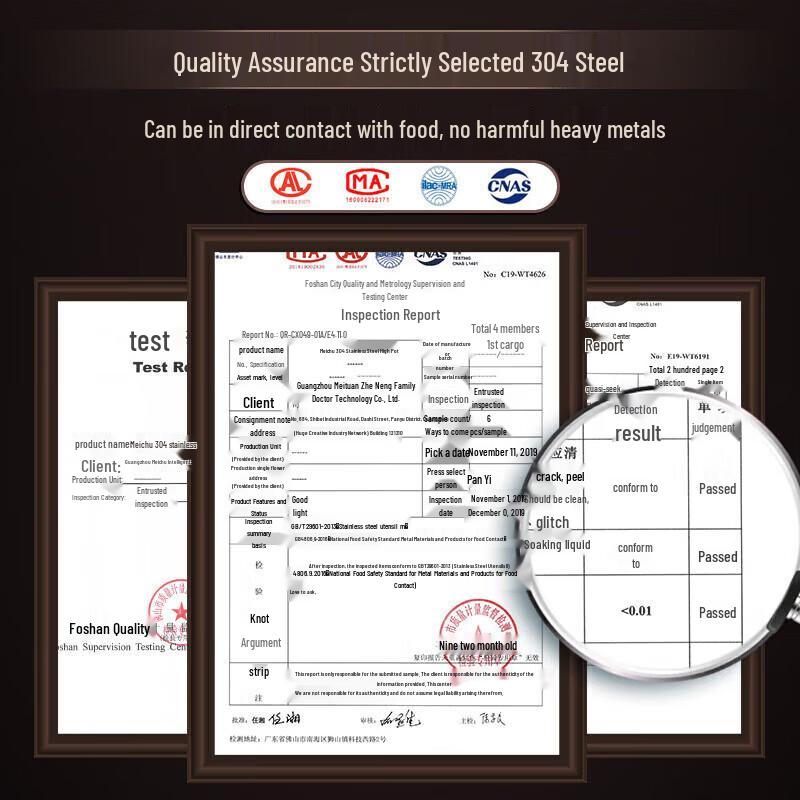 Neuer Chef 304 Edelstahl 2-Lagen Dampfgarer & Suppentopf