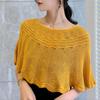 Flower Neck Guard Cloak Scarf Breathable Sunscreen Blouse Pullover Stylish Knitted Shawl  Holiday