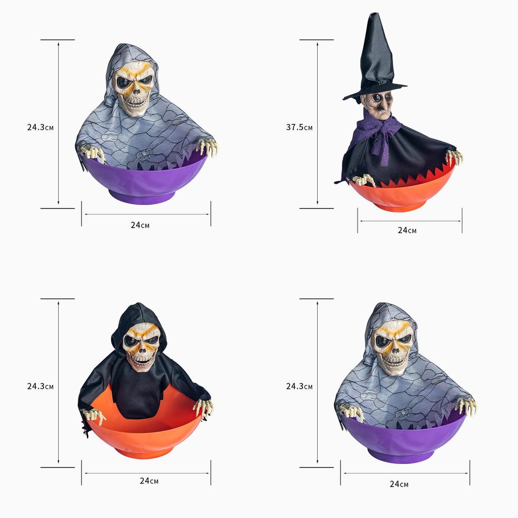 Halloween Ghost Haunted House Decor With Motionsensing Light And Sound For Spooky Party Theme