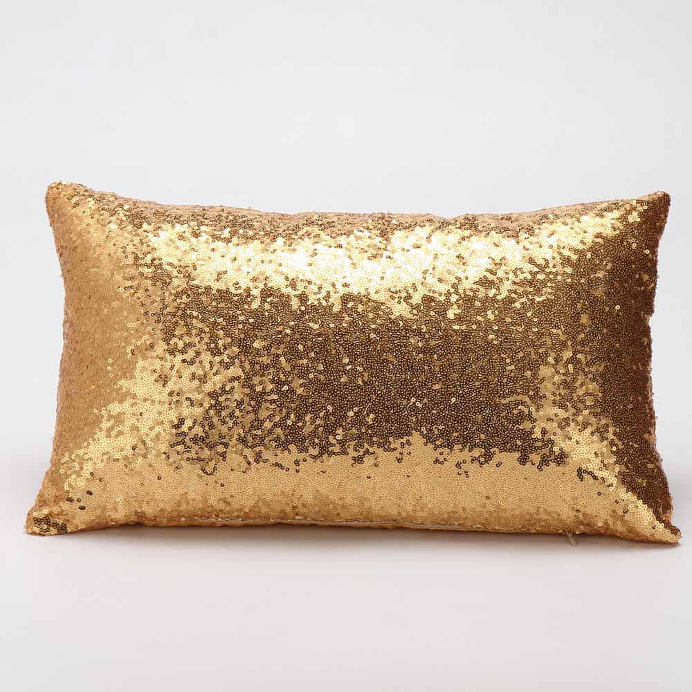 Sequins Sofa Bed Home Decoration Festival Pillow Case Cushion Cover