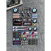 kfwhl7 Reflective Stickers for BMW Motorcycles - Helmet Decals with BMW Logo for G310GS/S1000RR/1200GS