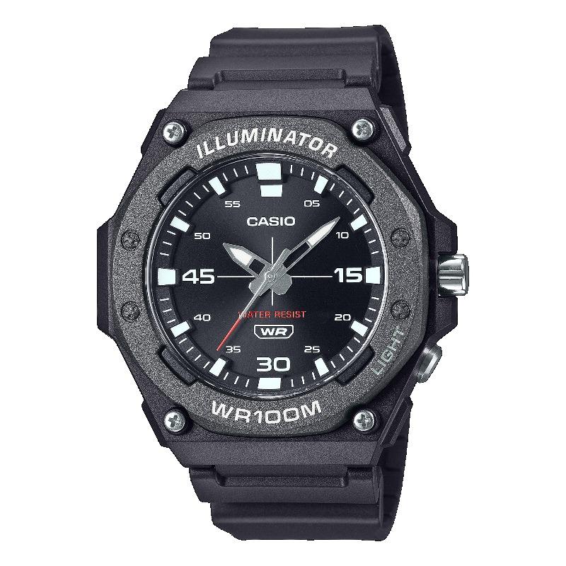 Casio Men s Resin 100M Water Resistant Analog Quartz Watch MW-620H-1AV чёрный