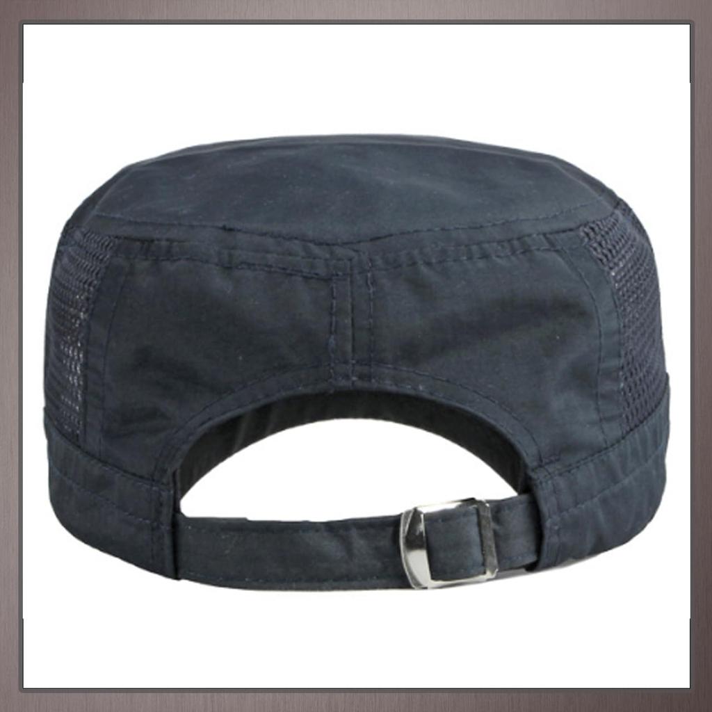 Eine Einschränkung CP407 Militärisches Netzgewebe Arbeit Stilvolles und einfaches Design für Männer und Frauen (Hellgrau) Kappe,