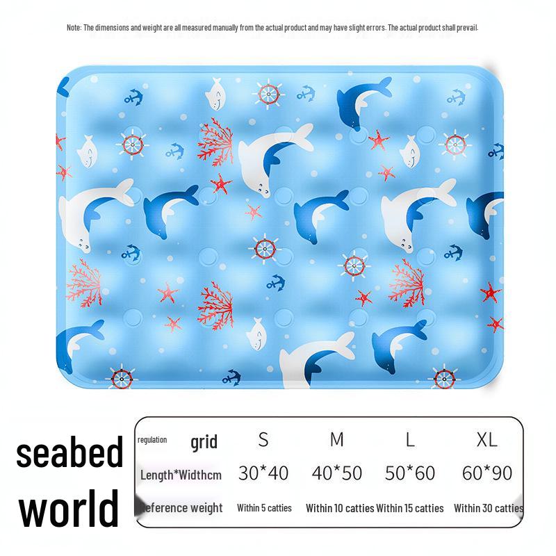 Pet Cooling Gel Mat: Scratch & Bite-Resistant Cushion for Cats and Dogs - Large Summer Cool Pad