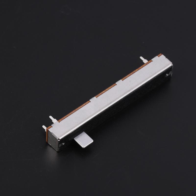 88Mm 3-Pin Single Potentiometer A10K B10K Straight Slide Potentiometer Mono Channel Mixer Fader Stroke 6Mm
