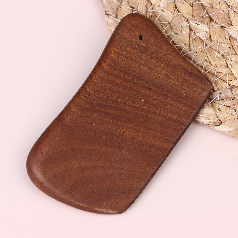 Golden Sandalwood Gua Sha Scraper Massage Tool Anti Cellulite Massager Guasha Massage Board Back Leg Arm Massage Therapy Tools