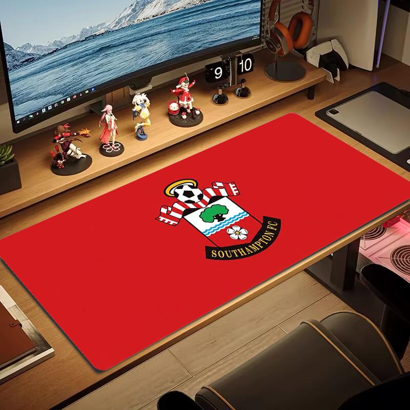Southampton FC Mouse Pad Large Gaming Table Cushion Non-slip Laptop Tablet Big Mousepad XXL Mat Mini PC Playmat With Lock edge_xia