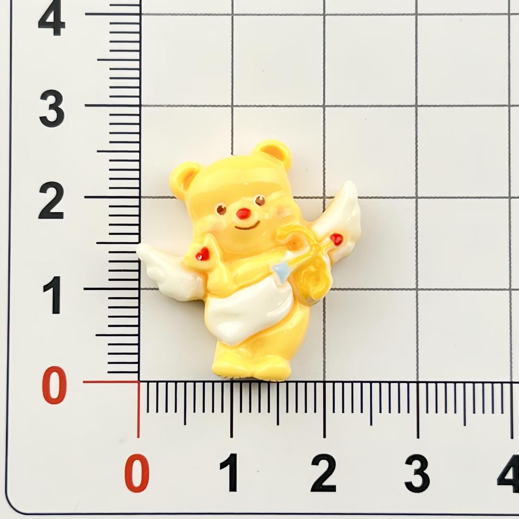 Mini Bear Resin Cake Buttercream Ornaments for DIY Crafts: Hair Clips, Phone Cases, Magnets
