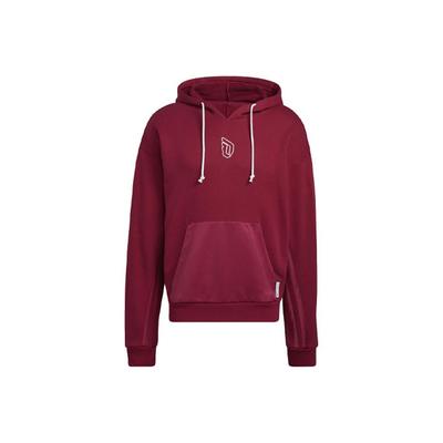 adidas Dame 8 Basketball-Hoodie mit Aufdruck Herren-Tops Burgunder HB5466