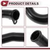 1 Pc Radiator Coolant Hose for for Hyundai Tucson 2010-2021 Engine Water Inlet Pipe No.254602G201 Black Metal