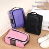 Breathable Material Shoe Storage Bag Black Color Travel Shoe Bag Portable Shoe Bag  for Tennis Use