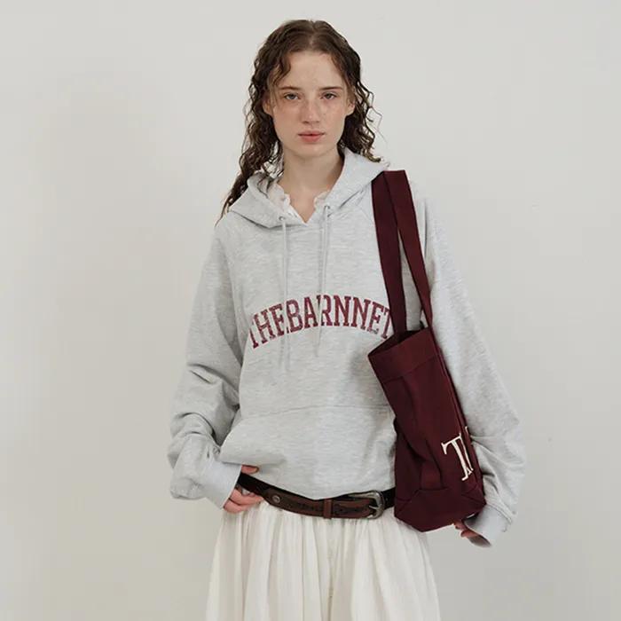 Canvas Baren Tote Bag_Burgundy