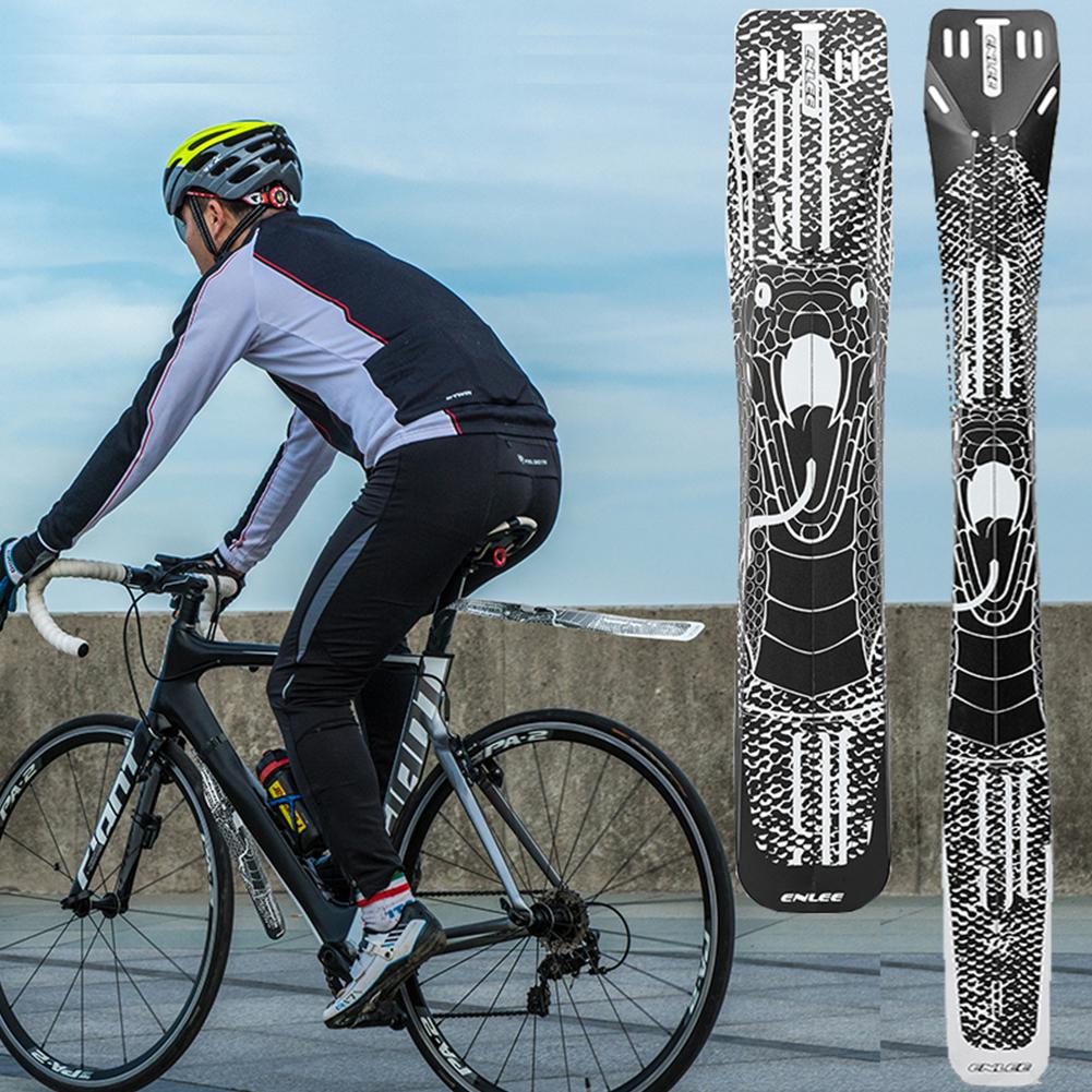 ENLEE Front Rear Mud Guard Foldable Bicycle Mudguard Wings Dustproof Lightweight Fixed Gear Accessories for Mountain Road Bike