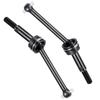 YEAHRUN 2PCS Steel CVD Drive Shaft Front Rear Universal for Tamiya TT02 TT01 TC01 1/10 RC Model Drift Car Upgrade Parts