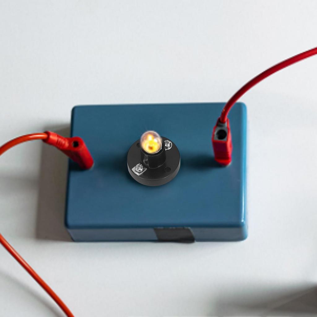 POPETPOP 40-Piece Light Bulb Socket Set, Miniature Tube Holders with Screw-On Bulb Bases, Perfect for Home or Classroom Physics Experiments