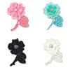 Embroidered Flower Flower Applique Handmade Clothing Ornament Exquisite Beaded Patch  DIY