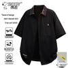SNOOPY Camisa Casual de Manga Corta para Hombre