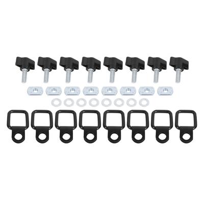 Kit de prindere pentru îndepărtare rapidă Hard Top Șurub cu deget Piuliță Inel de prindere Inel D Potrivit pentru Jeep M10 M8