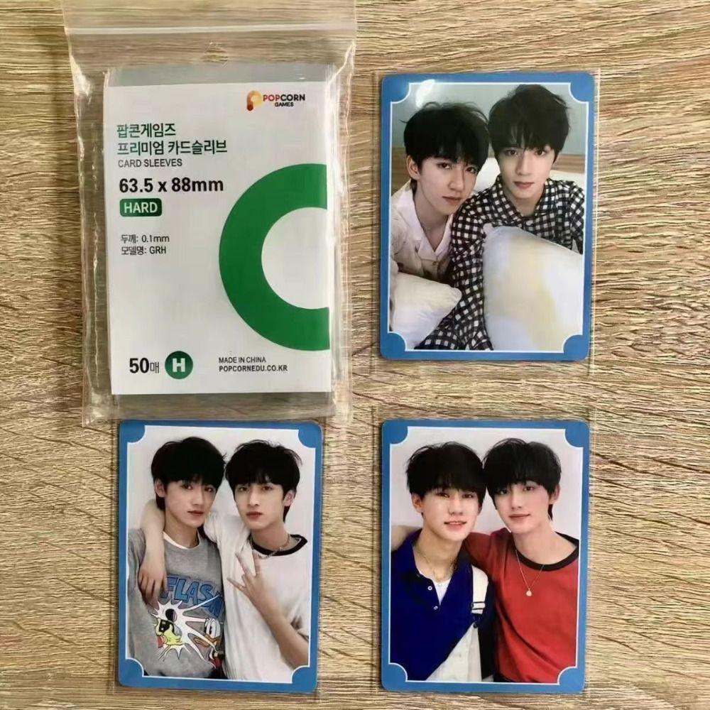 Anti-scratch Korea Card Sleeves Cpp Hard Photocard Holder Clear Photo Card Sleeve Diy idol Card