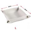 Rolling Folding Dice Game Storage Tray PU Leather Tray Table Storage Tools