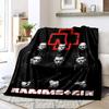 Till Lindemann, lead singer of the German heavy metal rock band Rammstein, blanket for warmth, home decoration for siesta, flannel blanket Y5