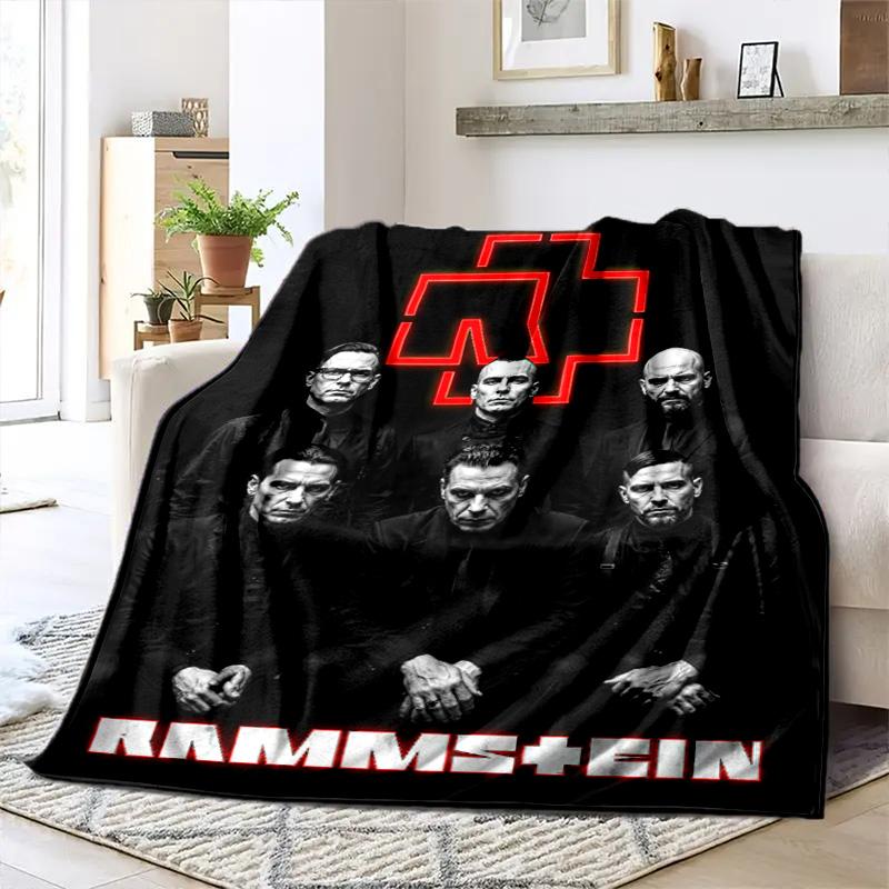 Till Lindemann, lead singer of the German heavy metal rock band Rammstein, blanket for warmth, home decoration for siesta, flannel blanket Y5