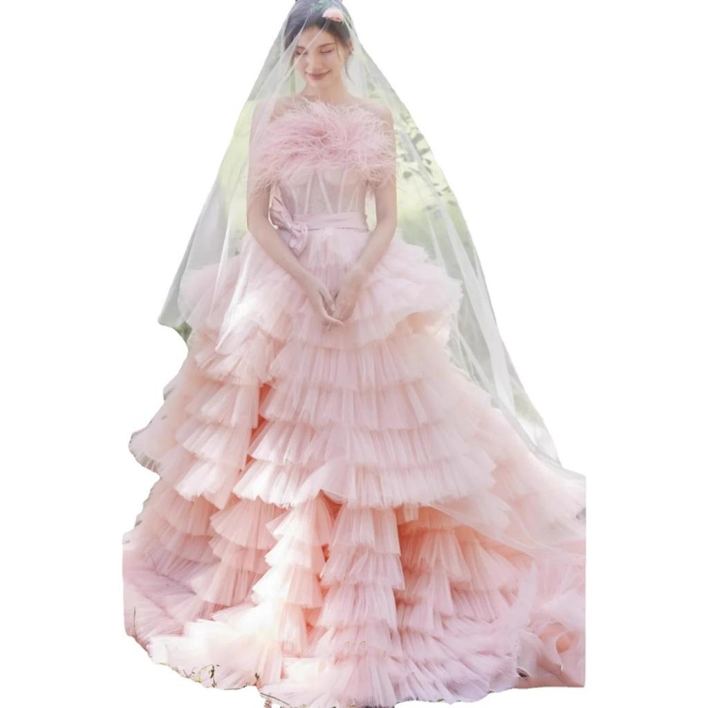 New Wedding Dress Mori Couple Travel Clothing Street Trailing Wedding Dress