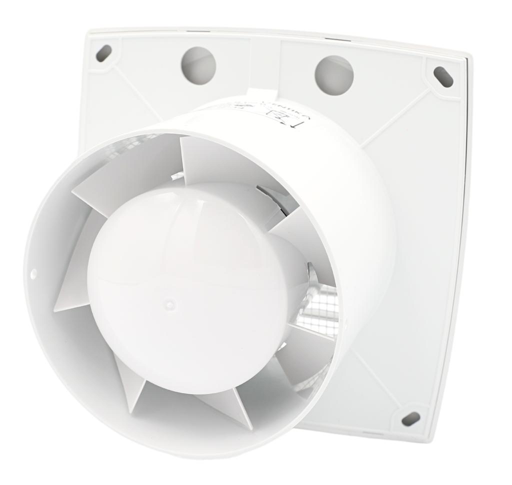 Axial Exhaust Fan 100 Diameter With Timer Simple Efficient 95 M3/H