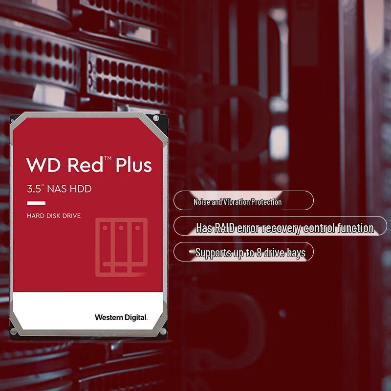 Western Digital Red Plus 8TB NAS Hard Drive