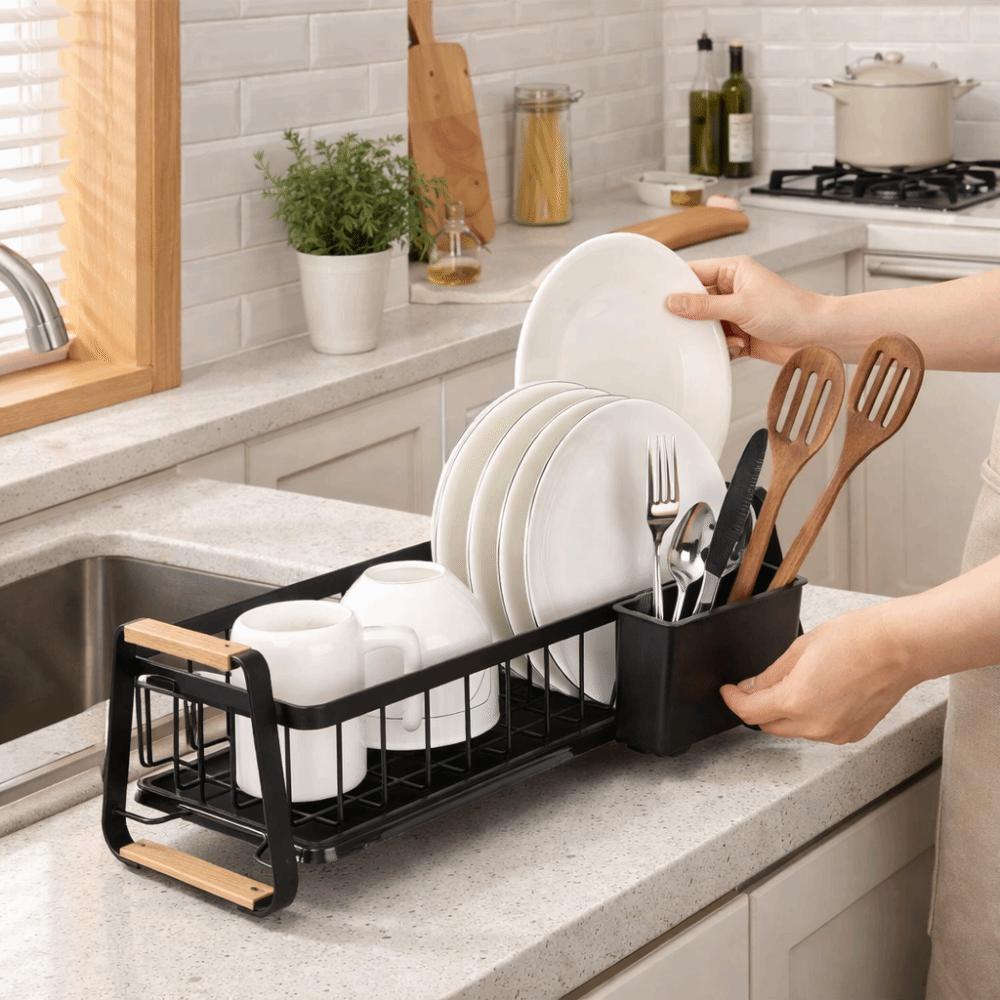 Detachable Kitchen Dish Rack Large Capacity Tableware Storage Rack Kitchen Organizer  RV