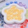 2025 New Style Acrylic Colorful Petal Plastic Beads for DIY Jewelry Making Clothing and Hair Accessories