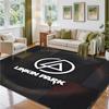 Linkin Park Design Crystal Velvet Rug Soft Decorative Mat for Bedroom Entrance