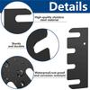 Stainless Steel Door Hinge Gasket Hardware Door Hinge Filler Plates Gasket Kits For Door Hinge Repairs