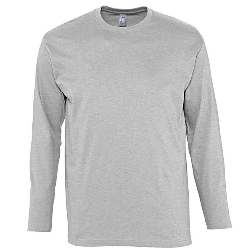 SOLS Mens Monarch Melange Long-Sleeved T-Shirt