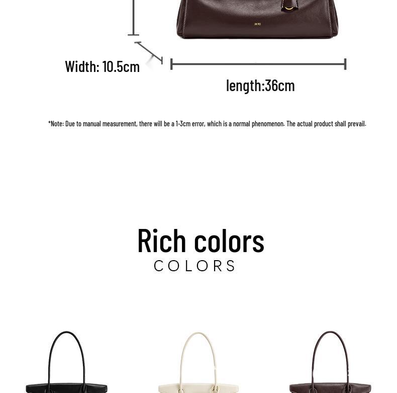 JW PEI Damen Handtasche Yara: 2025 Neuer Stil Aktentasche & Schulter-Baguette-Tasche mit Nischen-Design (2T267)