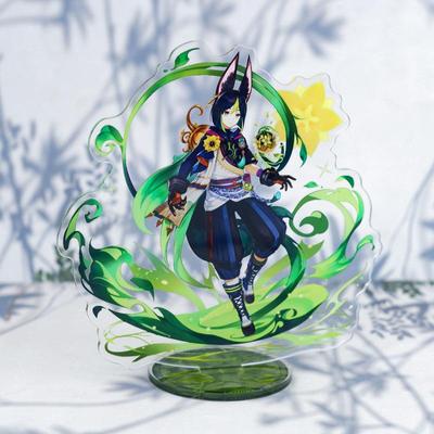 Anime jogo aberto mundo impacto acrílico cosplay personagem suporte acrílico figura suporte pintado decoração de mesa ornamento presente