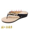 Thong Sandals, Women's, Summer Slippers, Bijou, Stylish, Large Size, Bohemian Style, Soft, Flat, Anti-Slip, Easy To Run, No Pain, Slimming Legs