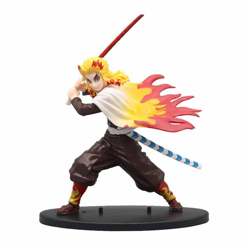 Demon Slayer Anime Figure Tanjirou Agatsuma Zenitsu Kyoujurou Anime Model  Action Figure PVC collection Toy for Kids Gift