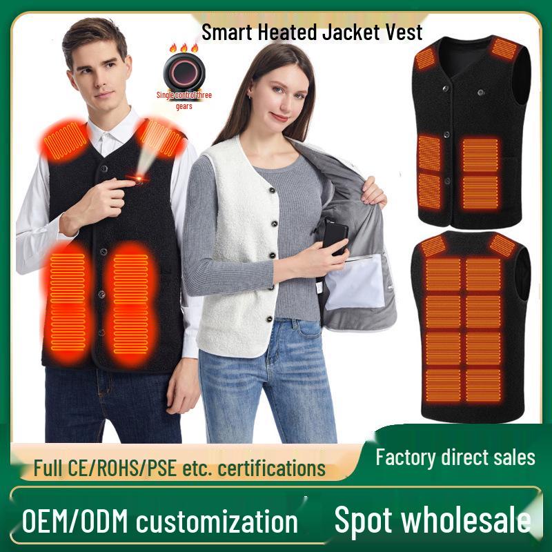

Smart USB-Powered Electric Heated Vest - Keeps You Warm with Adjustable Heating Levels XL