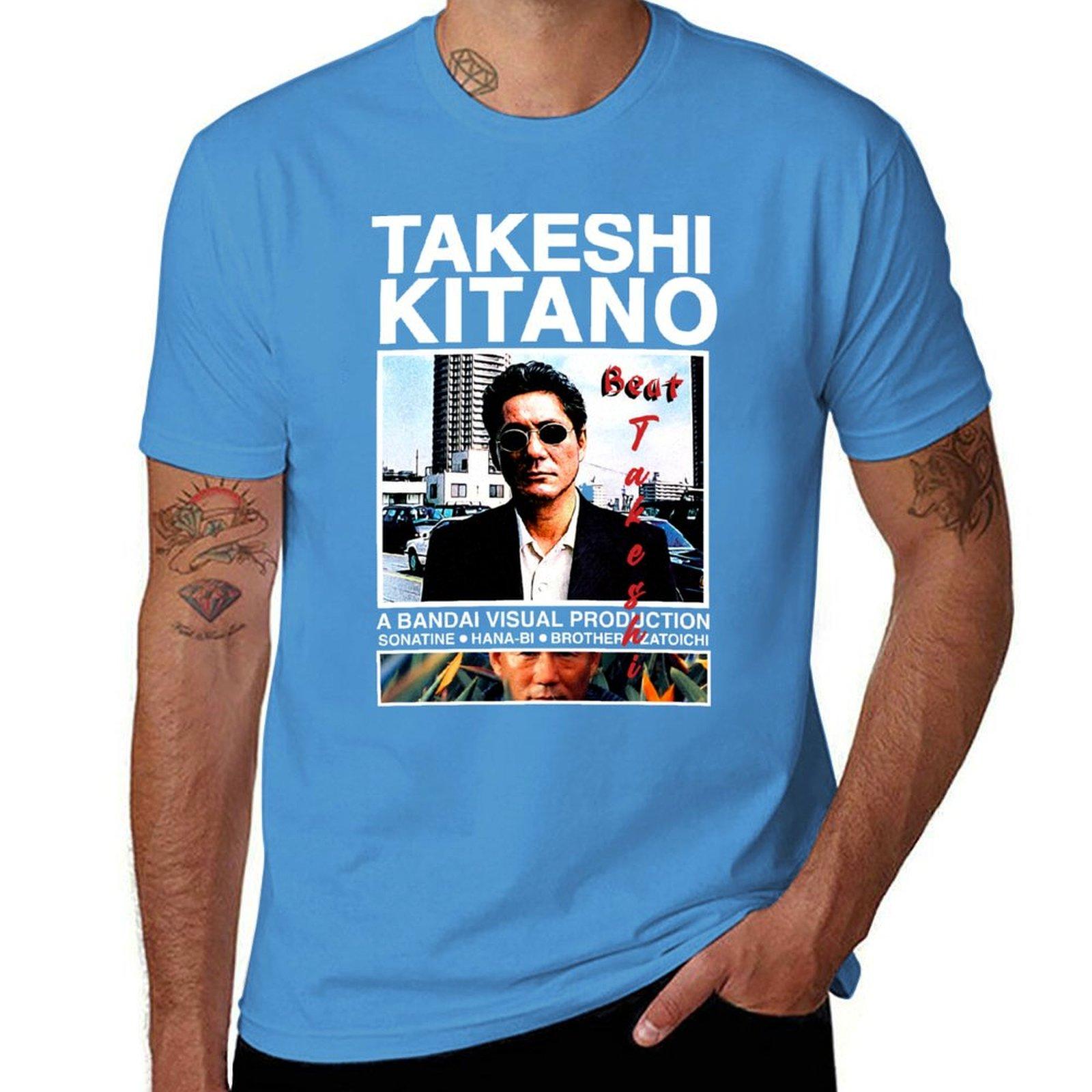 Takeshi Kitano Tshirt quickdrying sublime mens graphic tshirts funny S