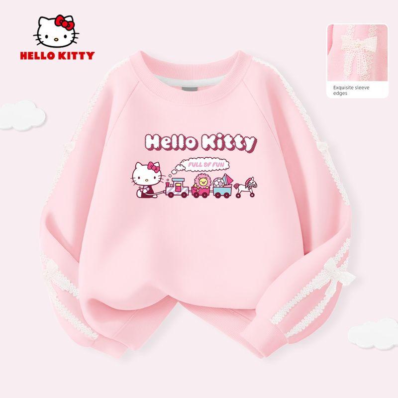 My Melody Girls' Sweatshirt Spring 2026 New Sweet and Cute Children's Long-Sleeved Top Stylish Girls' Base Shirt