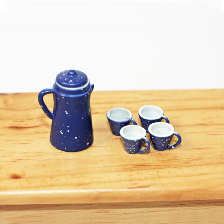 Simulation Kitchen Appliance Furniture Model Tea Pot Role-Play Hobby Collection
