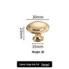 Gold Black Stainless Steel Round Drawer Handle for Kitchen or Shoe Cabinets